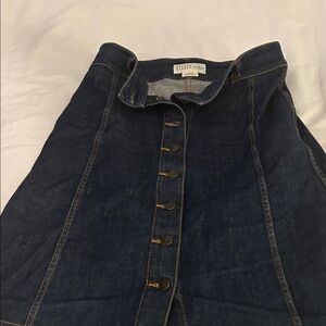 Kate Spade Dark Blue Denim Skirt